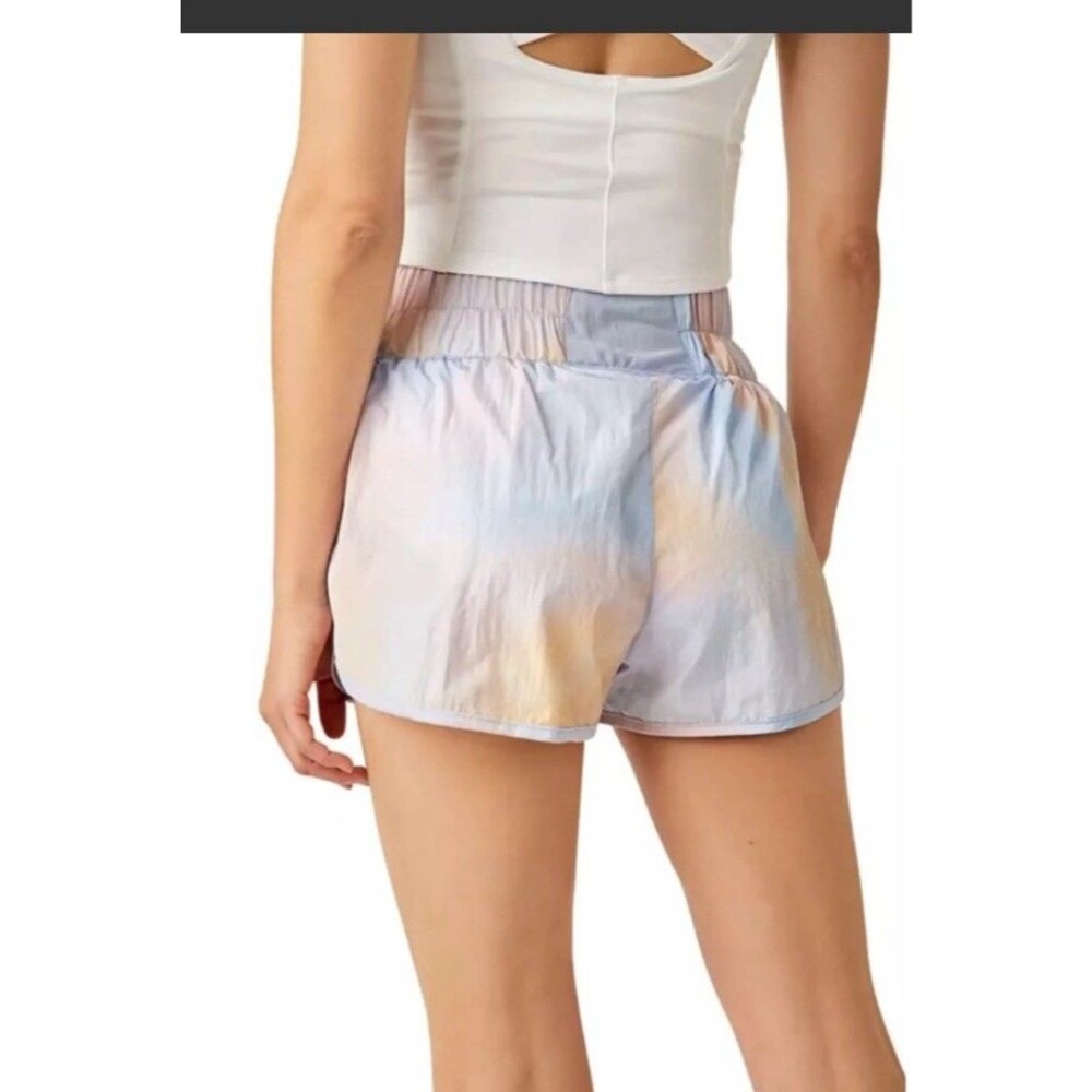 Free People Movement Way Home Shorts Multicolor  M High Rise Athletic Outdoors